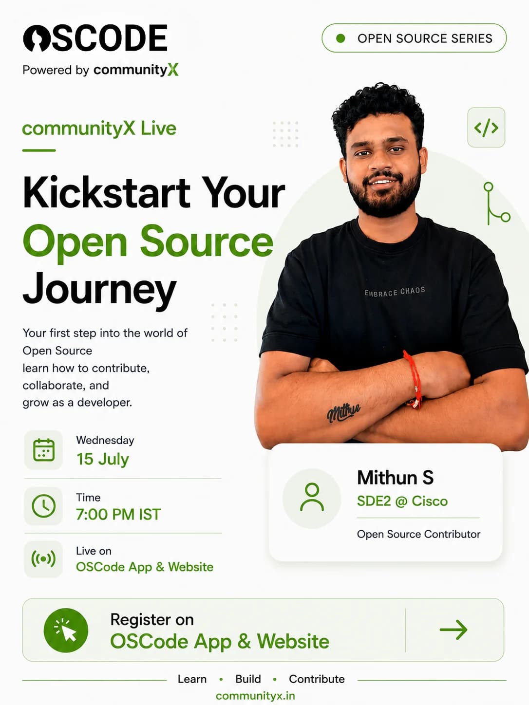 Kickstart Your Open Source Journey banner