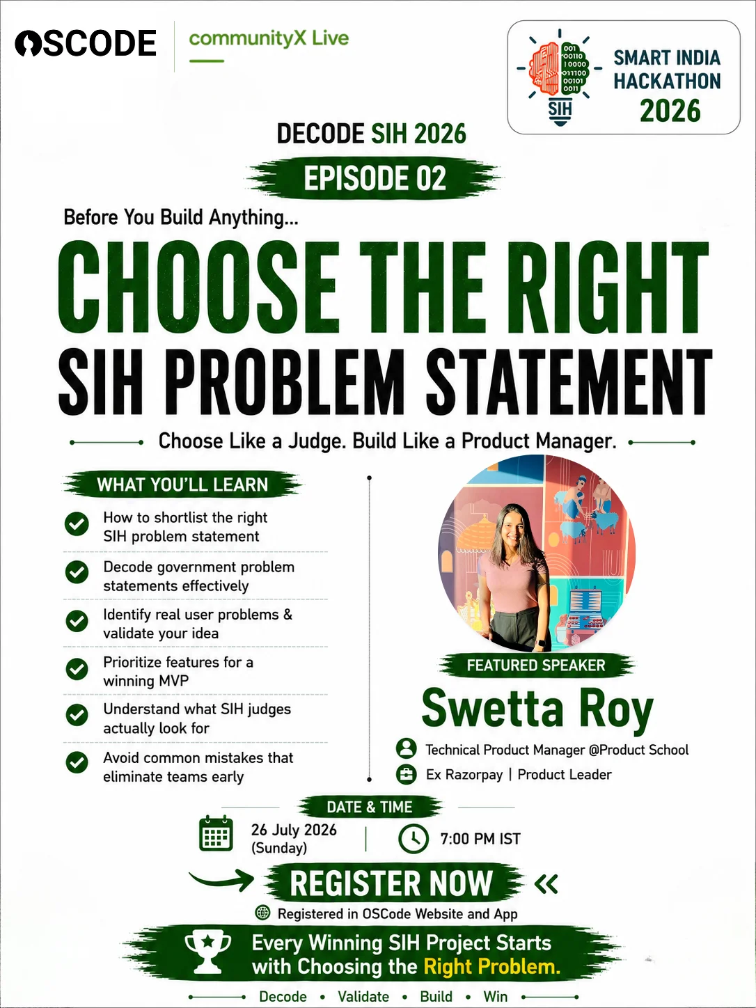 Before You Build Anything... Choose the Right SIH Problem Statement. banner