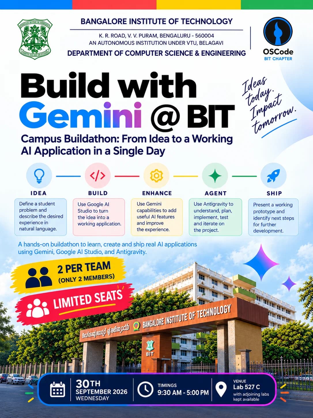 Build with Gemini @ BIT banner