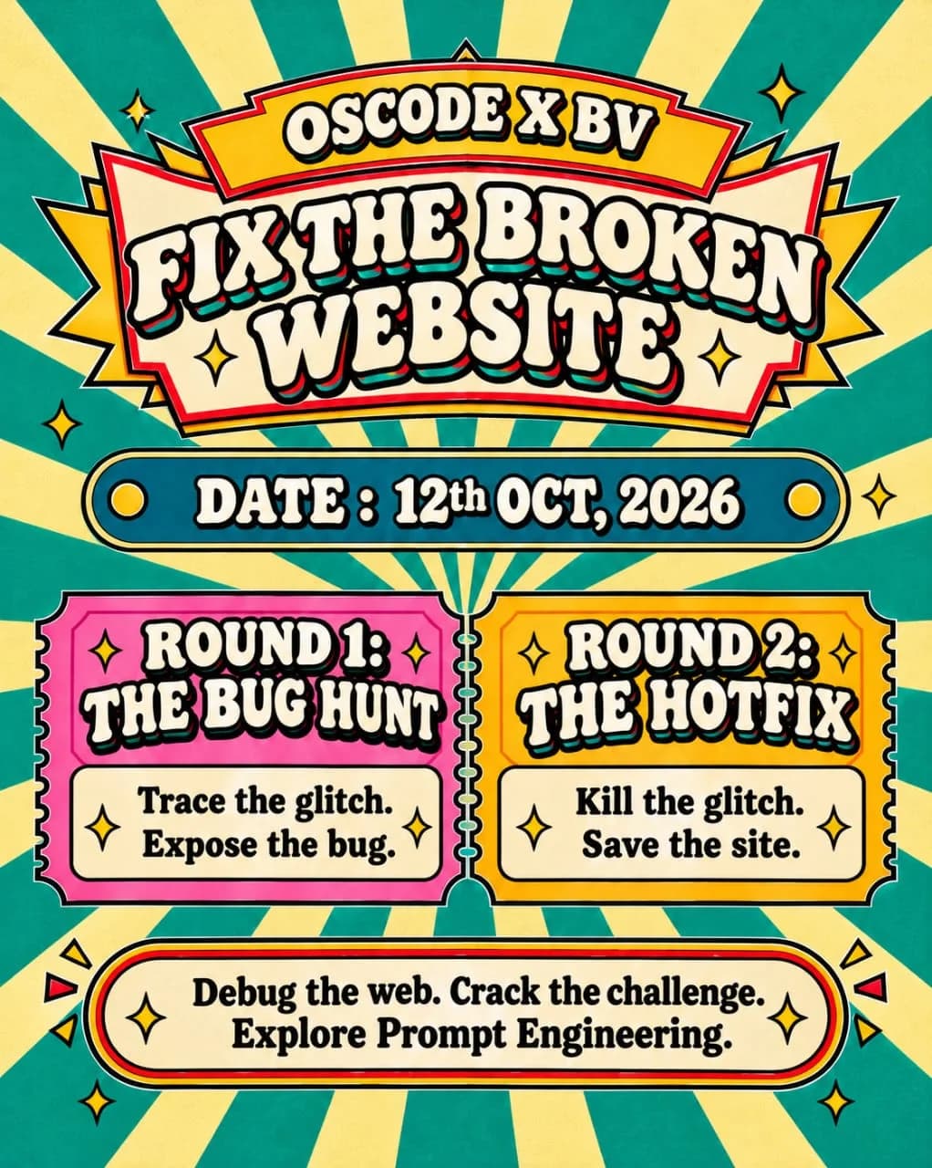 FIX THE BROKEN WEBSITE banner
